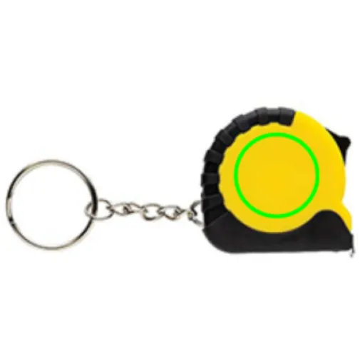 Llavero con cinta de 1m de ABS reciclado MeasureMate RCS