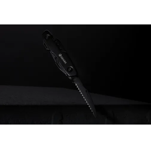 negro Cuchillo multifuncional Gear X