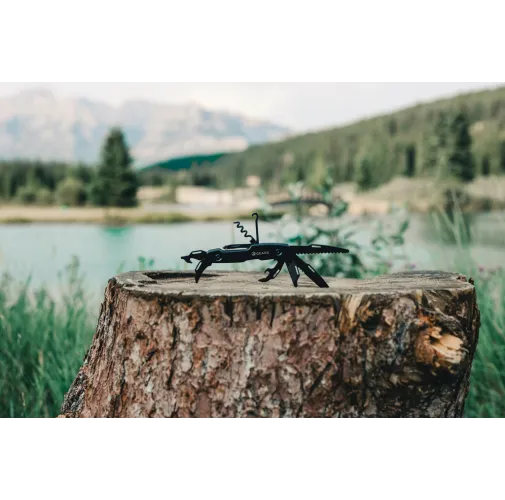 negro Cuchillo multifuncional Gear X