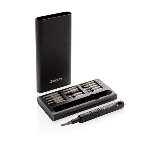 negro Set de destornilladores de precisión Gear X 31 en 1