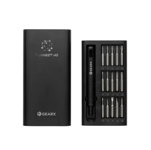 negro Set de destornilladores de precisión Gear X 31 en 1