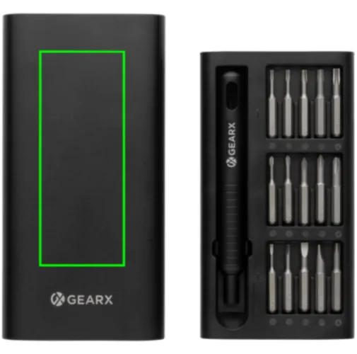 negro Set de destornilladores de precisión Gear X 31 en 1