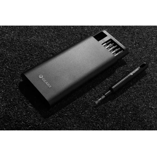 negro Set de destornilladores de precisión Gear X 31 en 1