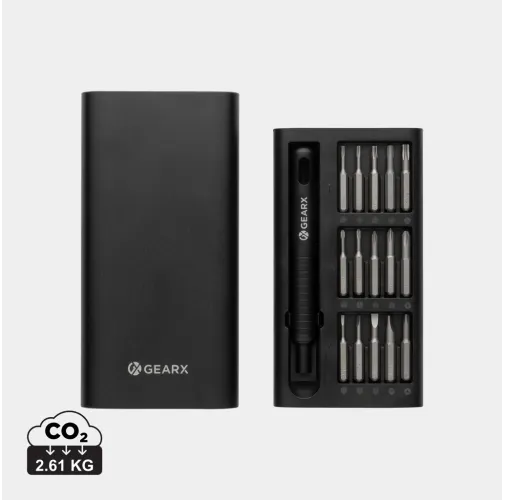 SET DE DESTORNILLADORES DE PRECISIÓN GEAR X 31 EN 1