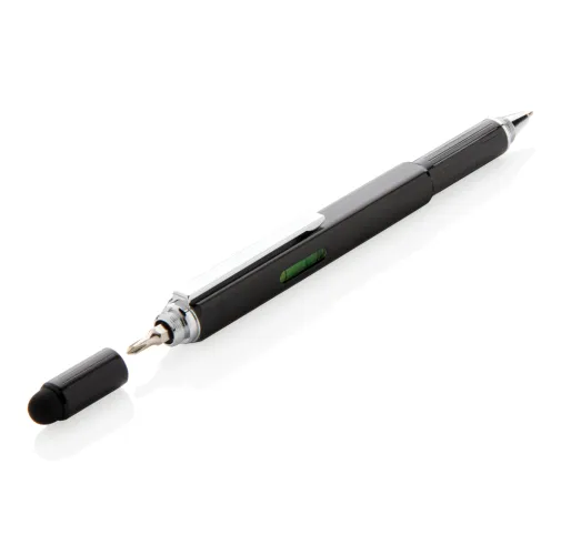 Bolígrafo herramienta 5 en 1