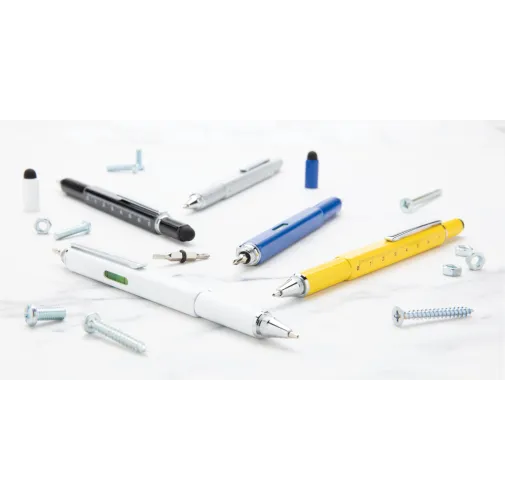 Bolígrafo herramienta 5 en 1