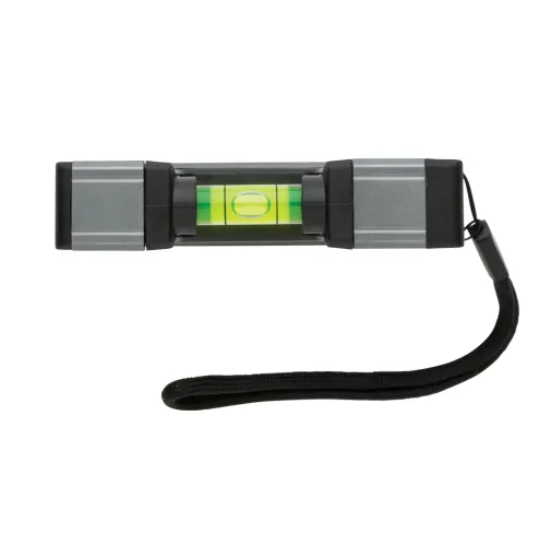 gris Regla de nivel de bolsillo con imán