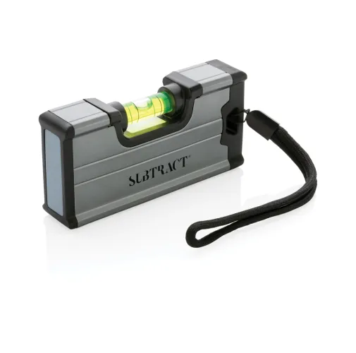 gris Regla de nivel de bolsillo con imán