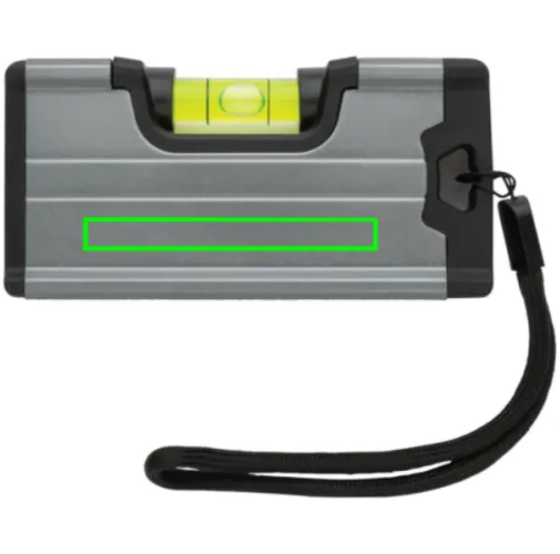 gris Regla de nivel de bolsillo con imán