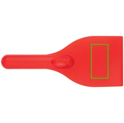 rojo Raspador de hielo