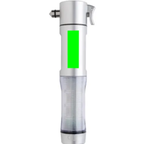 Luz emergencia con martillo