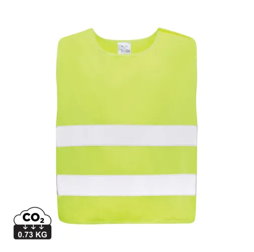 Chaleco seguridad PET reciclado GRS 7-12 años