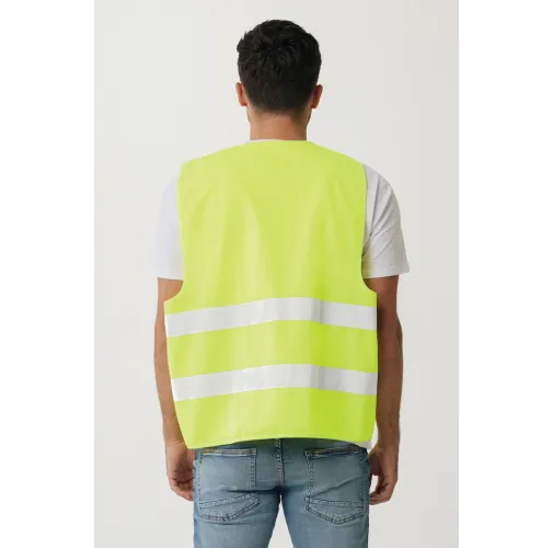 Chaleco de seguridad de PET reciclado GRS