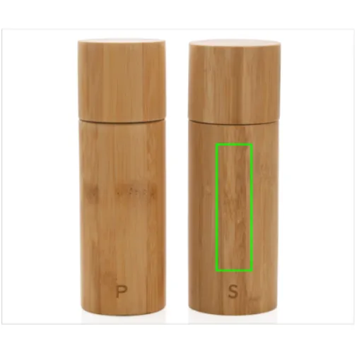 Set de molinillo de sal y pimienta de bambú Ukiyo