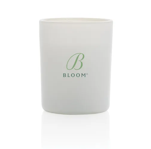 blanco Vela Ukiyo perfumada pequeña en vaso