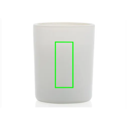 blanco Vela Ukiyo perfumada pequeña en vaso