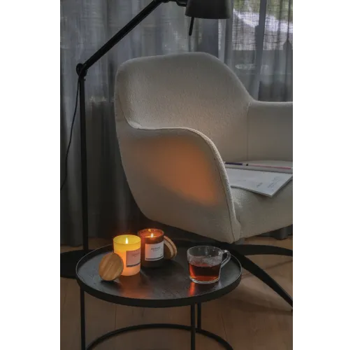 Vela perfumada Ukiyo deluxe con tapa de bambú