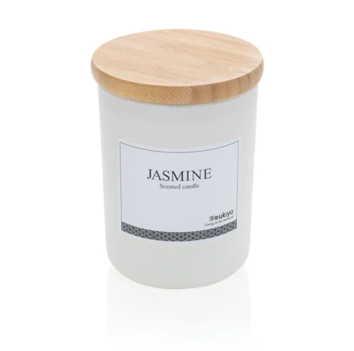 Vela perfumada Ukiyo deluxe con tapa de bambú