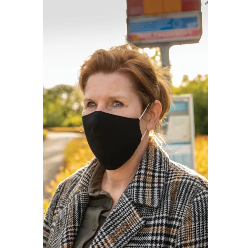 Mascarilla de algodón reutilizable de 2 capas