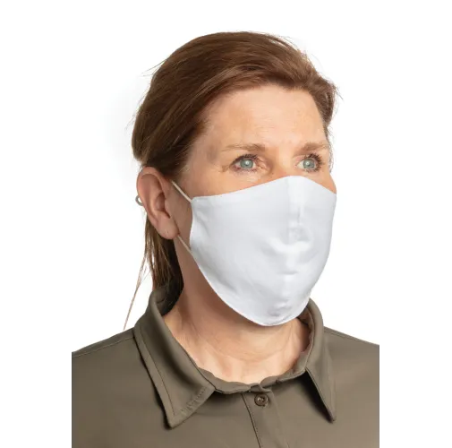 Mascarilla de algodón reutilizable de 2 capas