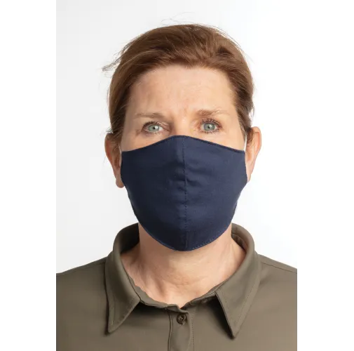 Mascarilla de algodón reutilizable de 2 capas