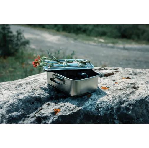 Fiambrera estanca RCS de acero inoxidable reciclado