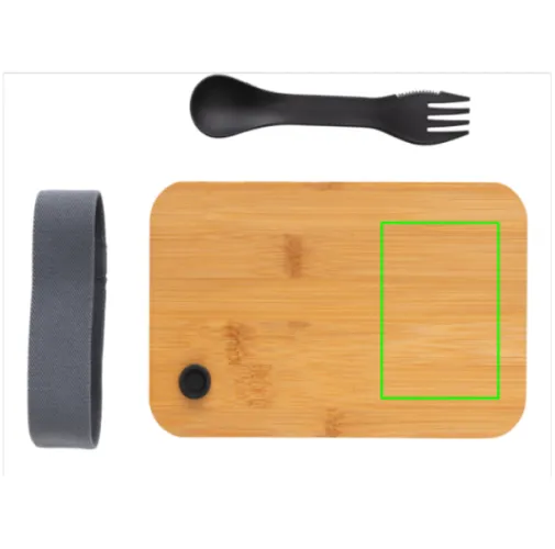 Fiambrera RCS con tapa RPP de bambú