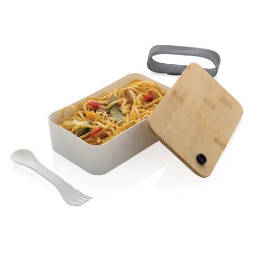 Fiambrera RCS con tapa RPP de bambú