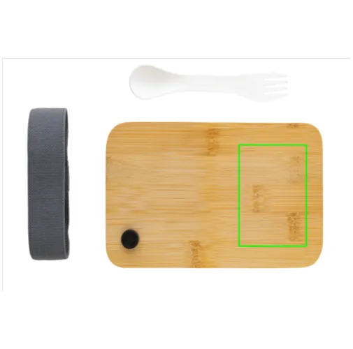 Fiambrera RCS con tapa RPP de bambú