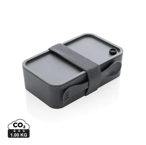 Fiambrera PP con cubiertos