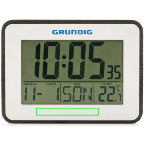 Estación meteorológica Grundig con alarma y calendario