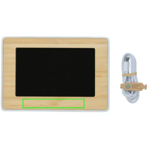 Reloj Utah RCS Rplastic bambú LED