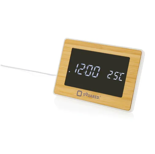 Reloj Utah RCS Rplastic bambú LED