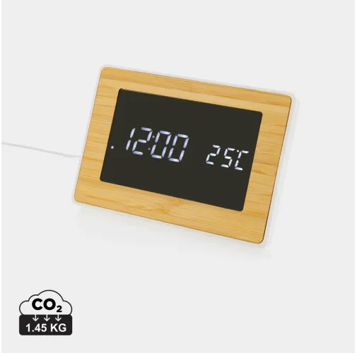 RELOJ UTAH RCS RPLASTIC BAMBÚ LED