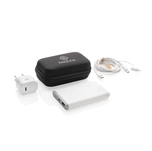 Set de carga 3 piezas Surge RCS PET reciclado 20W tipo C