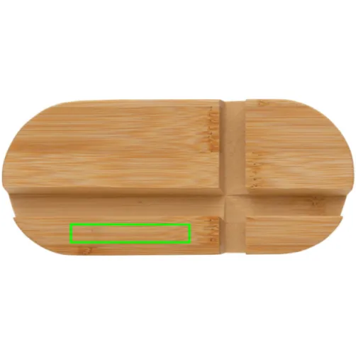 marron Soporte de bambú para tablet y teléfono