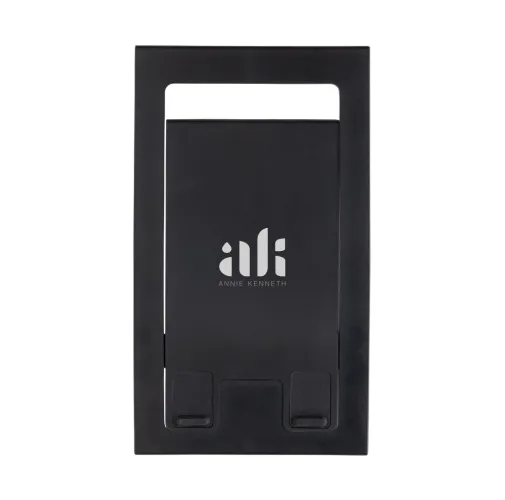 negro Soporte teléfono plegable plástico reciclado RCS SnapStand