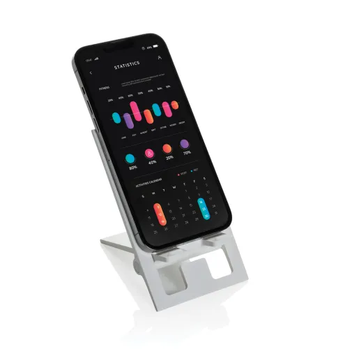 blanco Soporte teléfono plegable plástico reciclado RCS SnapStand