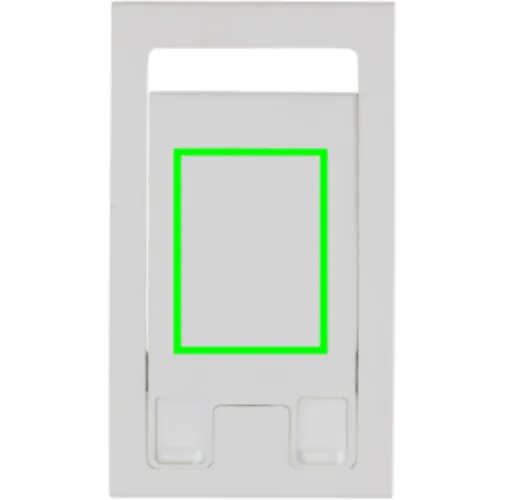 blanco Soporte teléfono plegable plástico reciclado RCS SnapStand