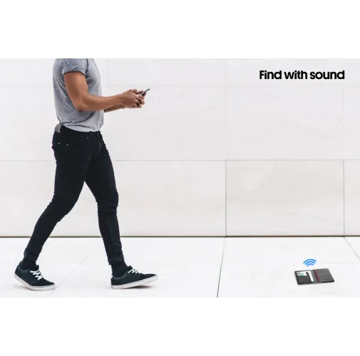 Porta pasaporte Travelfinder poliéster RCS con localización