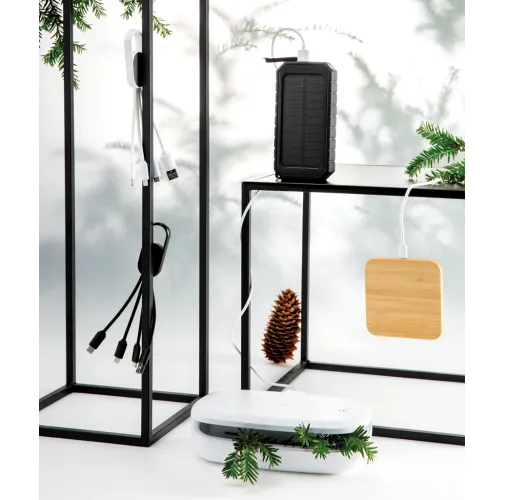 negro Cable 4 en 1 con clip