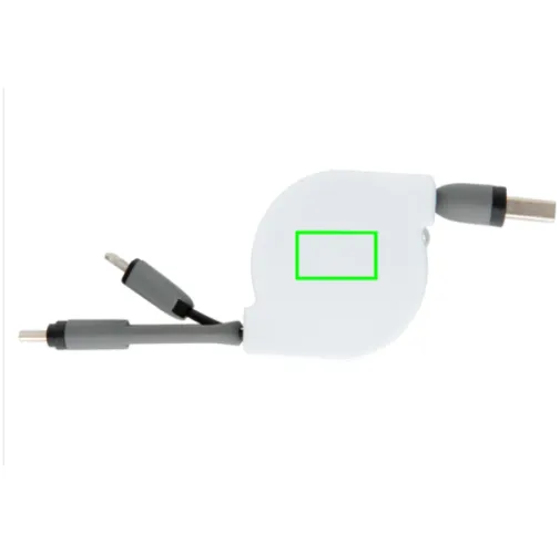 Cable 3 en 1 retráctil