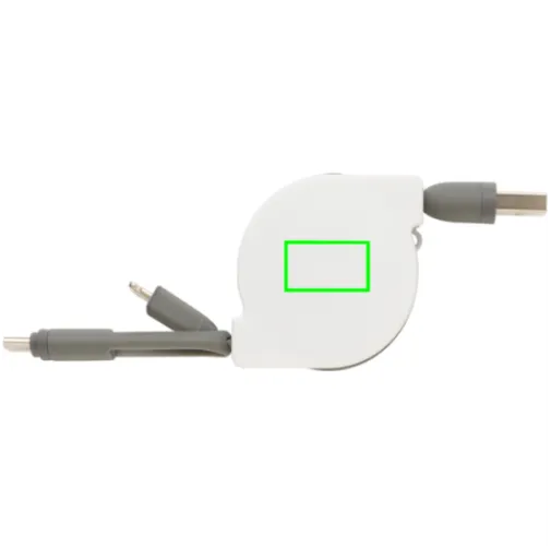 Cable 3 en 1 retráctil