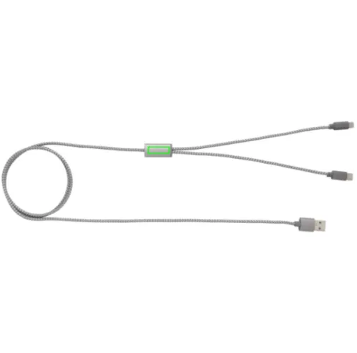 Cable 3 en 1 trenzado