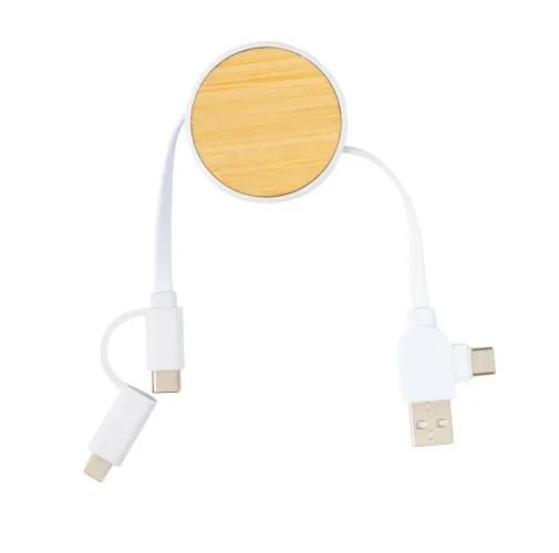 Cable retráctil Ontario 6 en 1 de plástico reciclado RCS