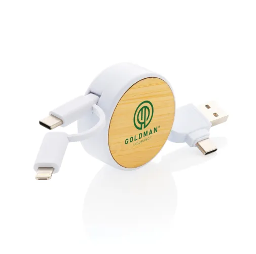 Cable retráctil Ontario 6 en 1 de plástico reciclado RCS