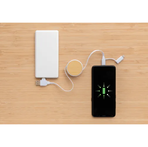 Cable retráctil Ontario 6 en 1 de plástico reciclado RCS