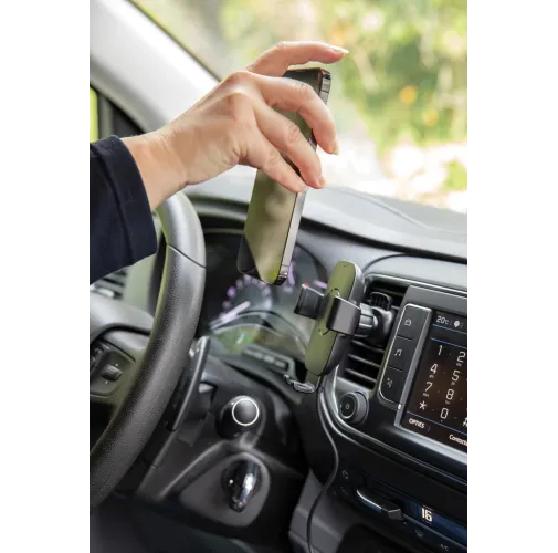 negro Soporte coche carga inalámbrica 10W reciclado RCS