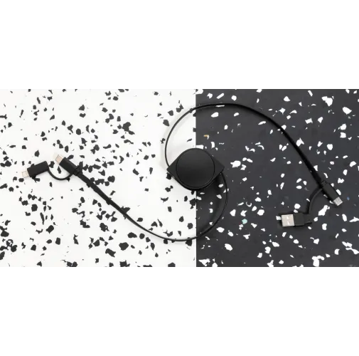 Cable 6 en 1 de plástico reciclado estándar RCS y TPE