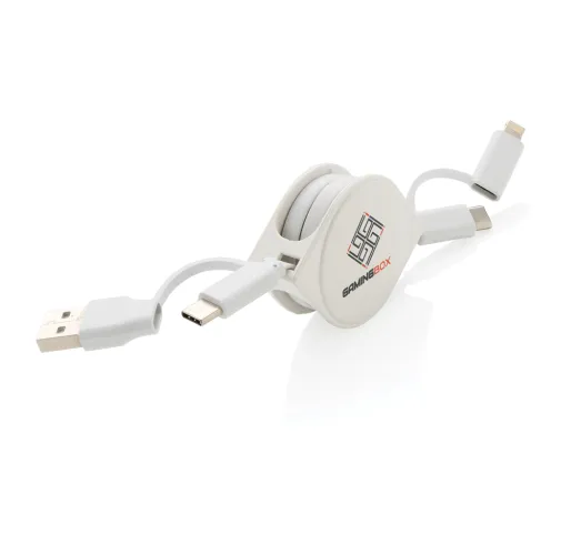 Cable 6 en 1 de plástico reciclado estándar RCS y TPE